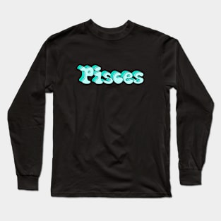 Monochrome Pisces Long Sleeve T-Shirt